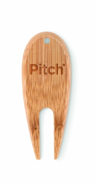 Logo trade promotional products image of: Bamboo golf divot tool